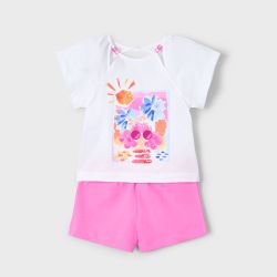 Completo pantaloncino bambina  –  Mayoral  –  3213-25