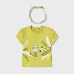 T-shirt con cerchietto bimba  –  Mayoral  –  1044-25