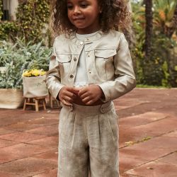 Pantalone lino bambina  –  Mayoral  –  3551-25