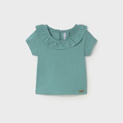 T-shirt con volant bimba  –  Mayoral  –  1045-25