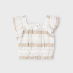 Blusa lino bambina  –  Mayoral  –  3183-25