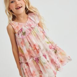 Vestito chiffon bambina  –  Abel & Lula  –  5043