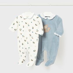 Set 2 pigiami ciniglia neonata  –  New Born  –  2777