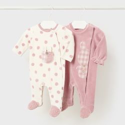 Set 2 pigiami ciniglia neonata  –  New Born  –  2781