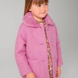 Capotto con colletto pellicciotto bambina  –  Mayoral  –  4487