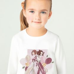 Maglietta stampata bambina  –  Mayoral  –  4067