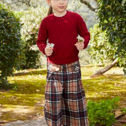 Pantalone zampa larga bambina  –  Abel & Lula  –  5717