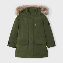 4468 – Parka imbottito con cappuccio staccabile da bambino  –  Mayoral  –  4468